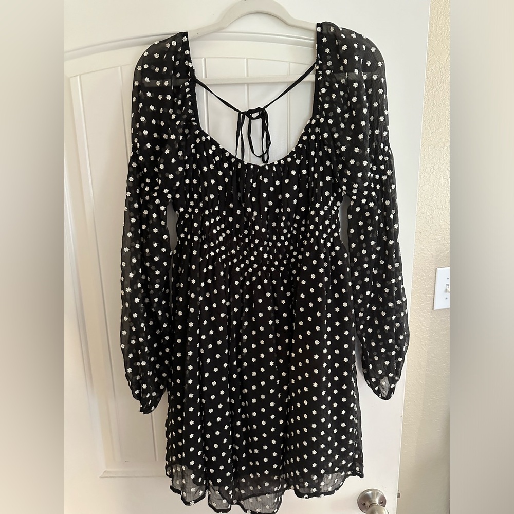 Lucy Paris Floral Detail Dress